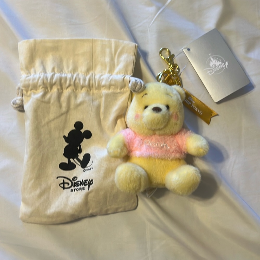 Disney Tokyo Flagship Pooh Bear Keychain